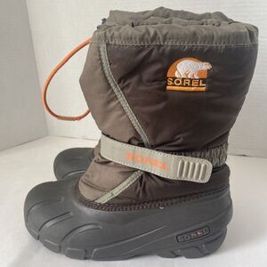 Sorel Kids Waterproof Winter Snow Boots Warm Youth Size 4